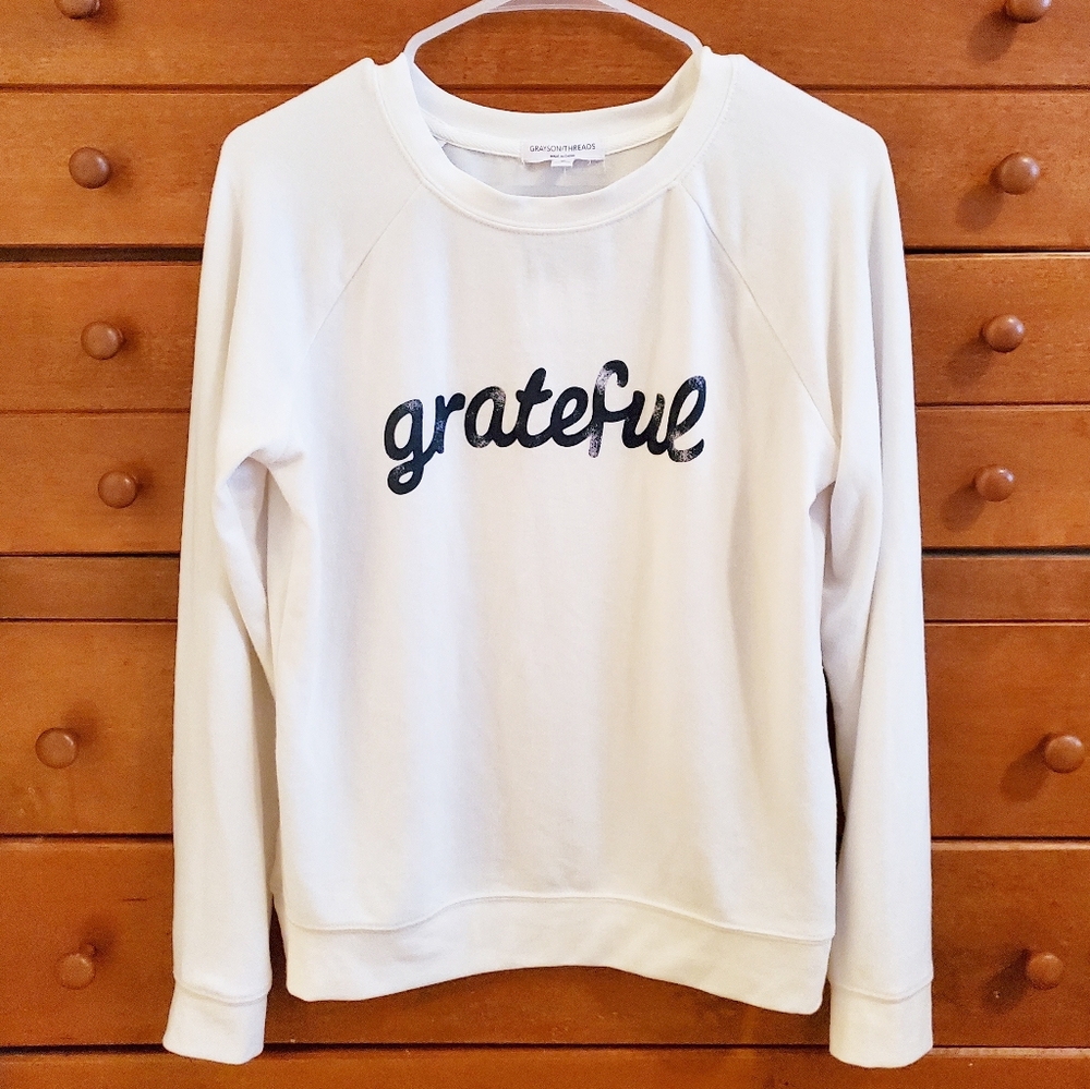 Grayson Threads Grateful Sweatshirt Size Small NEW